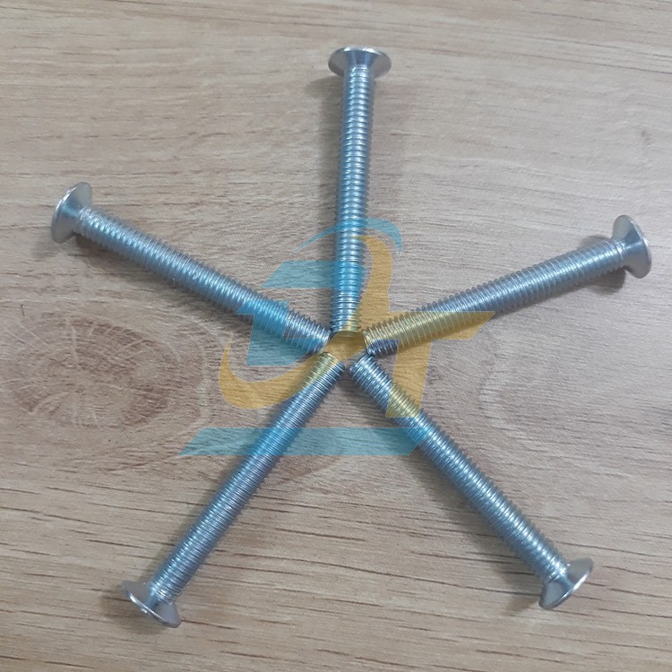 Bulong bake đầu bằng mạ kẽm M6x50