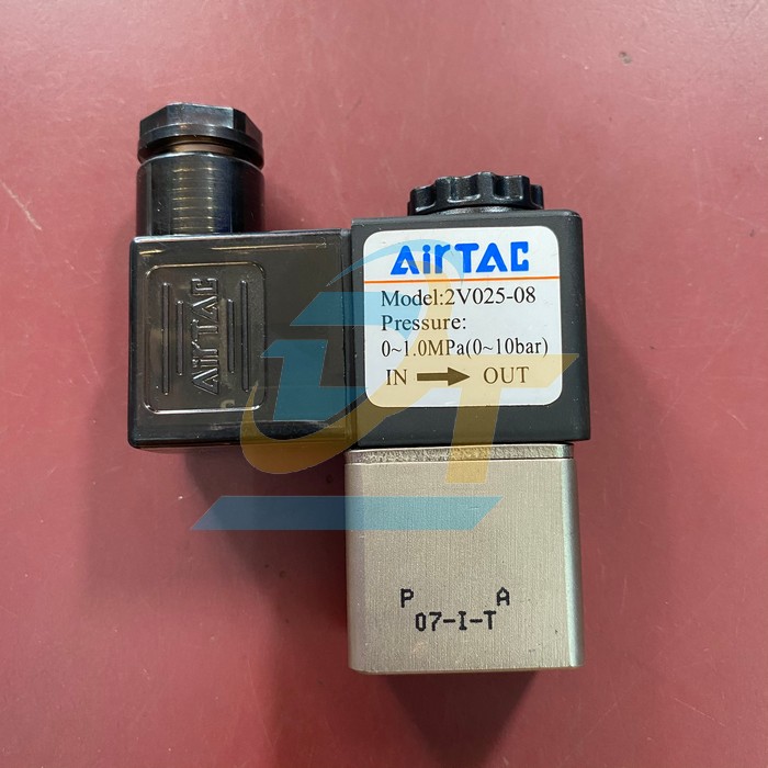 Van điện từ khí nén 2/2 ren 13mm AC220V Airtac 2V 025-08