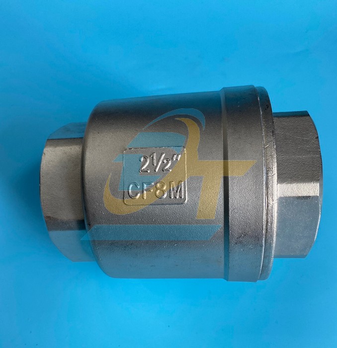 Van 1 chiều lò xo (luppe lò xo) inox 304 ren 75mm