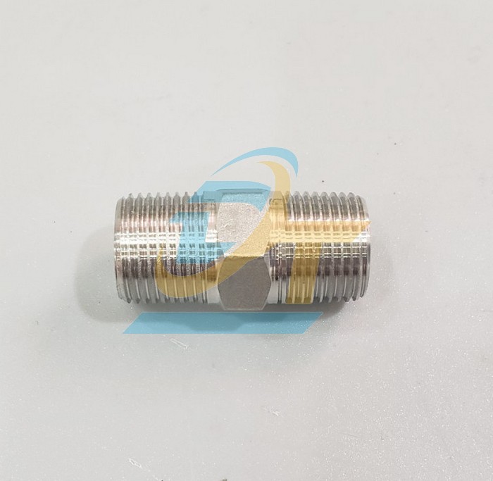 Nối 2 đầu ren ngoài (kép ren) inox 201 phi 27  VietNam | Giá rẻ nhất - Công Ty TNHH Thương Mại Dịch Vụ Đạt Tâm
