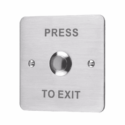 Nút nhấn Exit inox