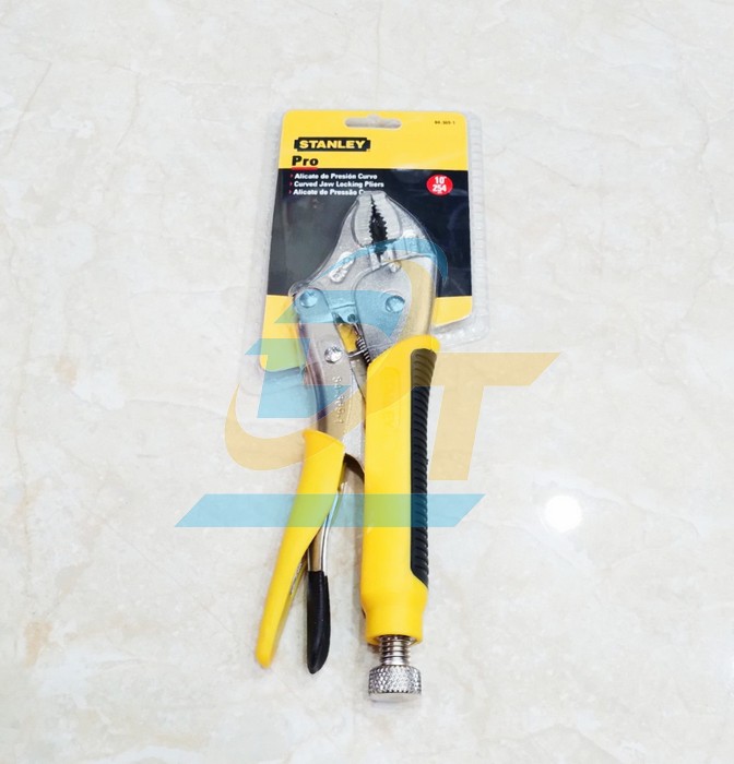 Kìm bấm chết mỏ cong 10"/254mm Stanley 84-369-1-S