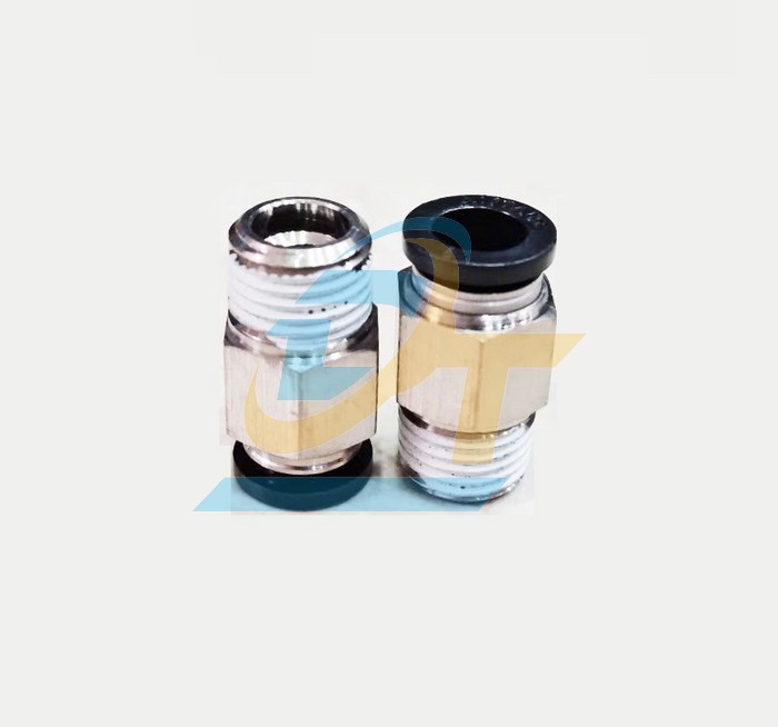 Đầu nối hơi thẳng ren ngoài 17 ống 8 Airtac PC803D