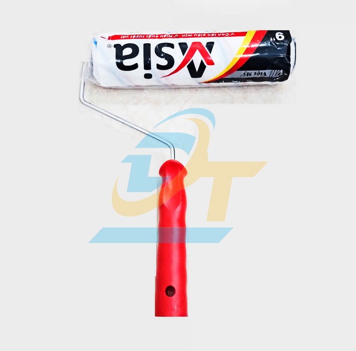 Cọ lăn 2 sọc Asia cán đỏ Việt Mỹ 9"/23cm