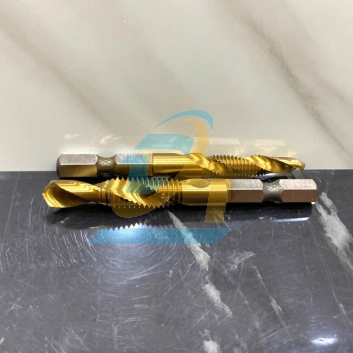 Bộ 6 mũi khoan taro chu&ocirc;i lục gi&aacute;c HSS phủ titanium W.I.N.S DRT-TIN M3-M10