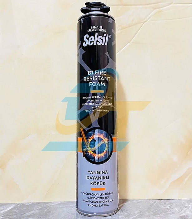 Keo bọt nở chống ch&aacute;y Selsil B1 750ml