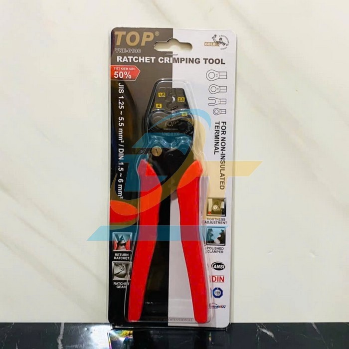 K&igrave;m bấm cos trợ lực số 6 (1.25-5.5mm2) 190mm TOP VNE-0106
