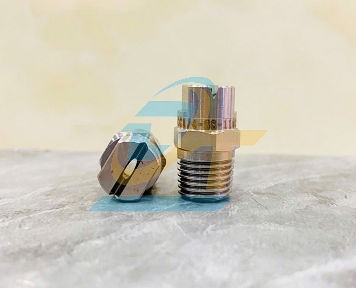 B&eacute;c phun sương inox c&aacute;nh quạt 110 độ 11020 (Ren ngo&agrave;i 13mm, Lỗ 2.8mm)