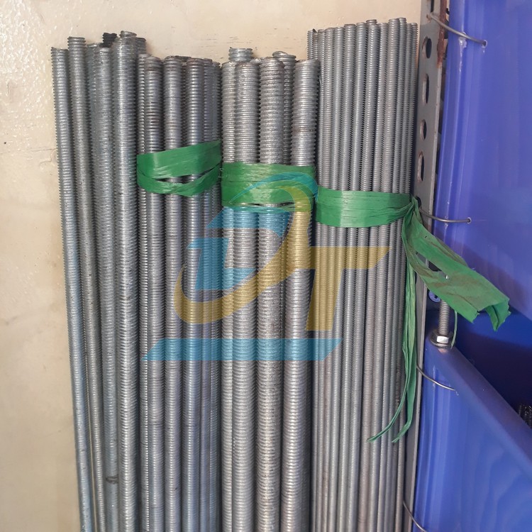 Cây ty ren mạ kẽm M12 dài 1m