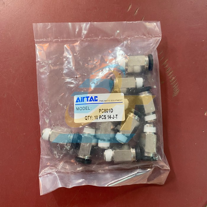 Đầu nối hơi thẳng ren ngoài 9.6 ống 8 Airtac PC801D PC801D Airtac | Giá rẻ nhất - Công Ty TNHH Thương Mại Dịch Vụ Đạt Tâm
