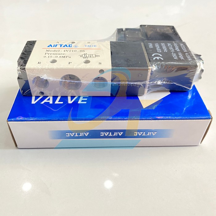 Van điện từ khí nén AC220V Airtac 4V210-08A 4V210-08A Airtac | Giá rẻ nhất - Công Ty TNHH Thương Mại Dịch Vụ Đạt Tâm