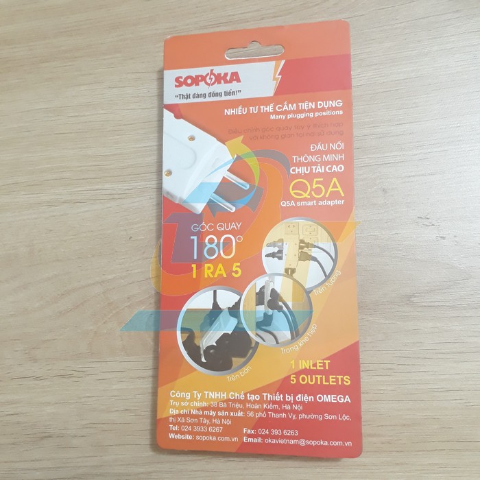 Đầu nối thông minh chịu tải cao 1 ra 5 SOPOKA Q5A Q5A Sopoka | Giá rẻ nhất - Công Ty TNHH Thương Mại Dịch Vụ Đạt Tâm