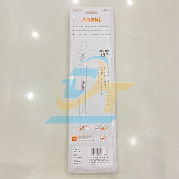 Mỏ lết 12''/300mm Asaki AK-7635 AK-7635 Asaki | Giá rẻ nhất - Công Ty TNHH Thương Mại Dịch Vụ Đạt Tâm
