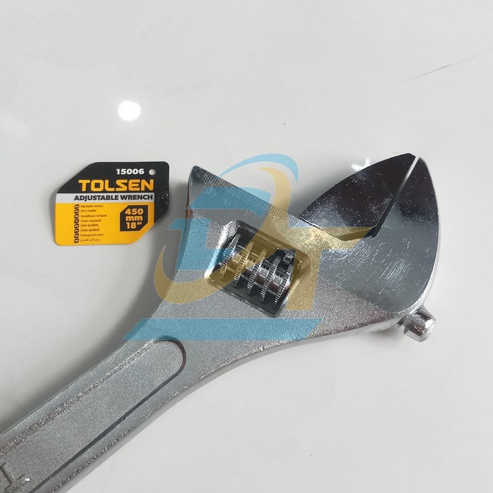 Mỏ lết cán trơn 450mm/18'' Tolsen 15006 15006 Tolsen | Giá rẻ nhất - Công Ty TNHH Thương Mại Dịch Vụ Đạt Tâm