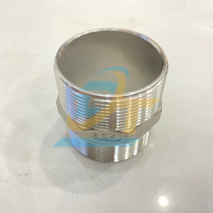 Nối 2 đầu ren ngoài (kép ren) inox 304 DN50 - Phi 60  VietNam | Giá rẻ nhất - Công Ty TNHH Thương Mại Dịch Vụ Đạt Tâm