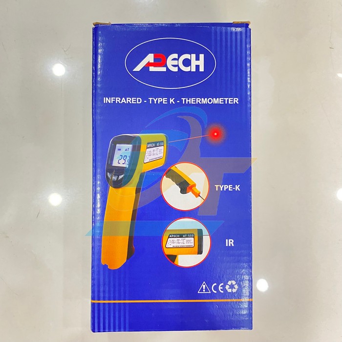 Súng đo nhiệt độ hồng ngoại Apech AT-550 AT-550 Apech | Giá rẻ nhất - Công Ty TNHH Thương Mại Dịch Vụ Đạt Tâm