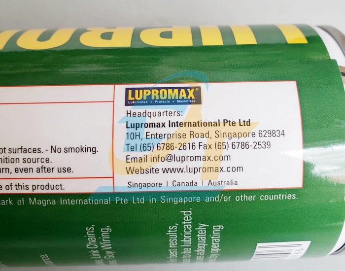 Dầu xịt bảo trì dây cáp thép - xích tải Lupromax C&C 400ml  LUPROMAX | Giá rẻ nhất - Công Ty TNHH Thương Mại Dịch Vụ Đạt Tâm
