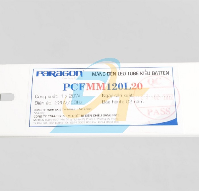 ﻿﻿Bộ đèn Led Tube kiểu Batten 1x20W Paragon PCFMM120L20 PCFMM120L20 Paragon | Giá rẻ nhất - Công Ty TNHH Thương Mại Dịch Vụ Đạt Tâm
