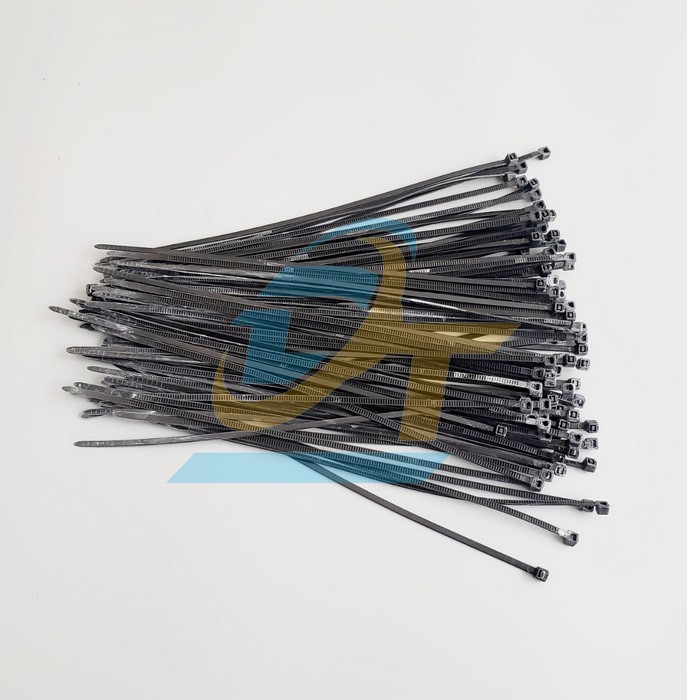 Dây rút nhựa đen 4x200mm (Bản 2.6mm)  VietNam | Giá rẻ nhất - Công Ty TNHH Thương Mại Dịch Vụ Đạt Tâm