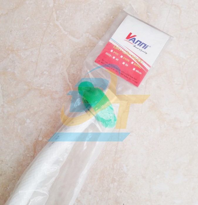 Dây cấp nước bằng nhựa có tai vặn 60cm  Vanni | Giá rẻ nhất - Công Ty TNHH Thương Mại Dịch Vụ Đạt Tâm
