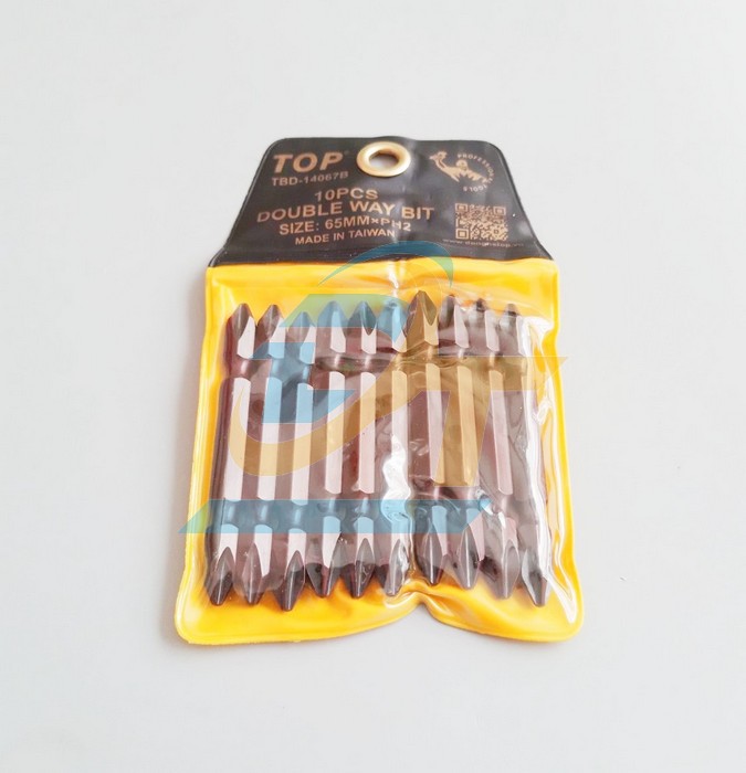 Mũi vít 2 đầu nâu ngắn PH2x65mm TOP TBD-14067B TBD-14067B TOP | Giá rẻ nhất - Công Ty TNHH Thương Mại Dịch Vụ Đạt Tâm