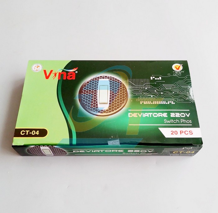 Công tắc treo (Công tắc nhót) 10A - 220V Vina CT-04 CT-04 VINA | Giá rẻ nhất - Công Ty TNHH Thương Mại Dịch Vụ Đạt Tâm