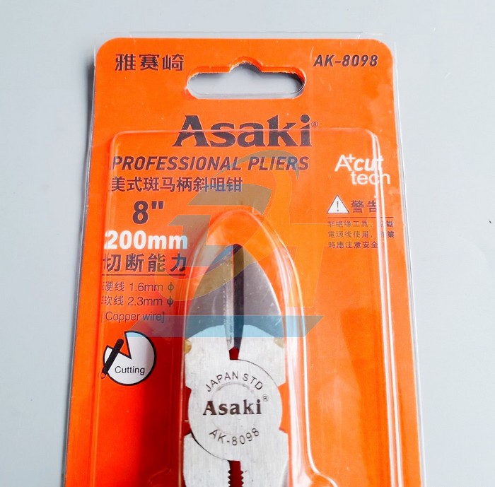 Kìm cắt kiểu Mỹ 8"/200mm Asaki AK-8098 AK-8098 Asaki | Giá rẻ nhất - Công Ty TNHH Thương Mại Dịch Vụ Đạt Tâm