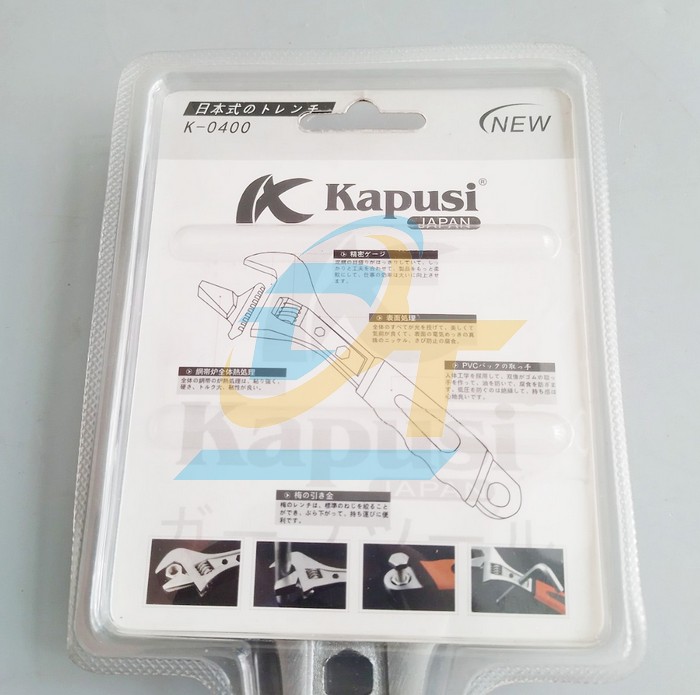 Mỏ lết cao cấp 12"/300mm Kapusi K-0400 K-0400 Kapusi | Giá rẻ nhất - Công Ty TNHH Thương Mại Dịch Vụ Đạt Tâm