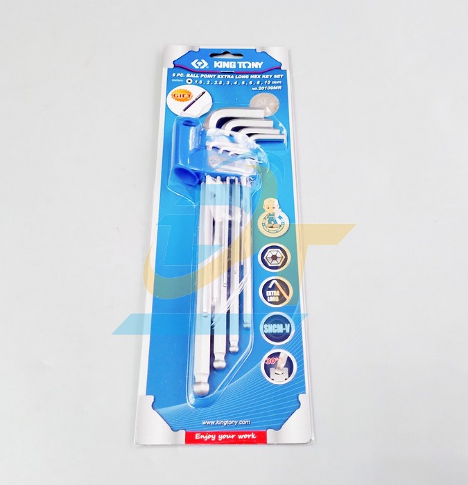 Bộ lục giác bi 9 chi tiết 1.5-10mm Kingtony 20109MR 20109MR KingTony | Giá rẻ nhất - Công Ty TNHH Thương Mại Dịch Vụ Đạt Tâm