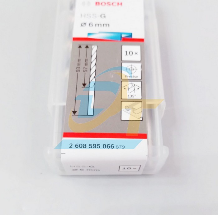 Mũi khoan sắt 6mm HSS-G Bosch 2608595066 2608595066 Bosch | Giá rẻ nhất - Công Ty TNHH Thương Mại Dịch Vụ Đạt Tâm