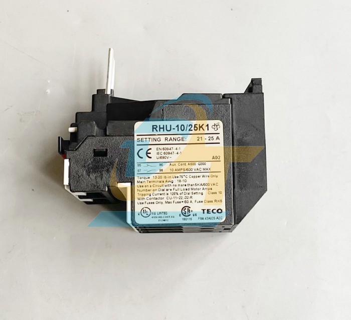 Relay nhiệt Teco 21-25A RHU-10/25K1  Teco | Giá rẻ nhất - Công Ty TNHH Thương Mại Dịch Vụ Đạt Tâm
