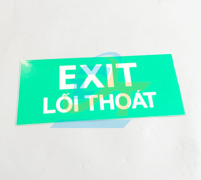 Biển báo Decal dạ quang EXIT LỐI THOÁT  VietNam | Giá rẻ nhất - Công Ty TNHH Thương Mại Dịch Vụ Đạt Tâm