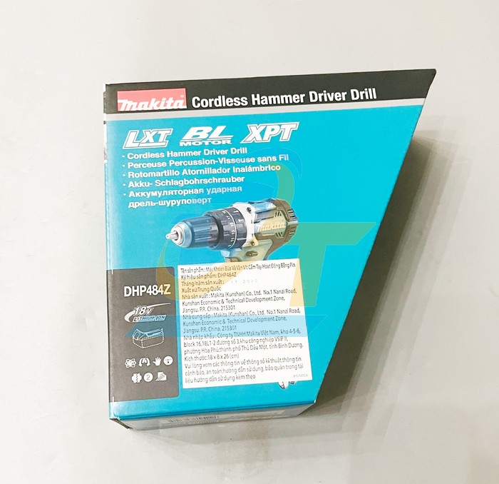 Máy khoan búa vặn vít dùng pin Makita DHP484Z  Makita | Giá rẻ nhất - Công Ty TNHH Thương Mại Dịch Vụ Đạt Tâm