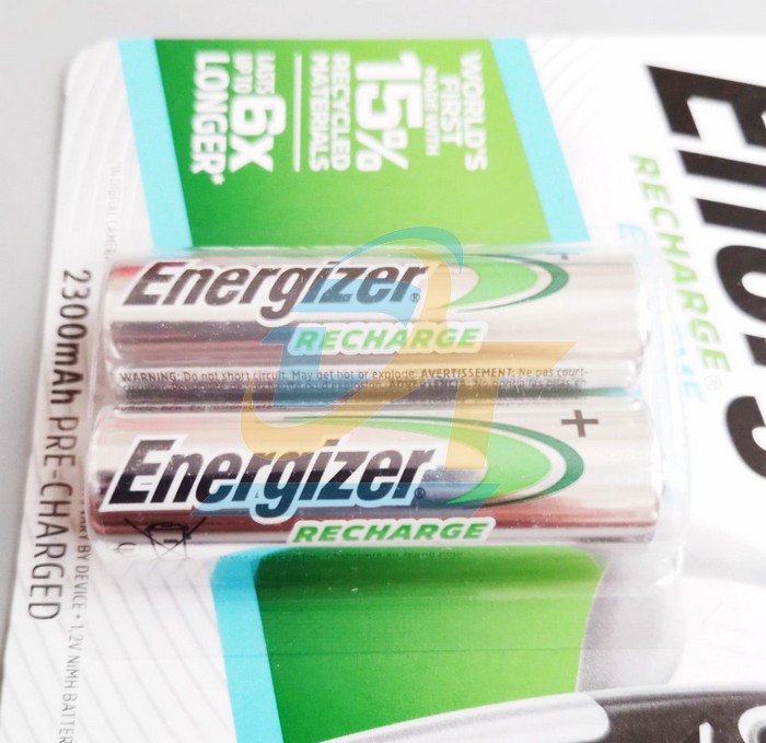 Pin sạc AA 1.2V 2300mAh Ni-MH Energizer NH15ERP2  ENERGIZER | Giá rẻ nhất - Công Ty TNHH Thương Mại Dịch Vụ Đạt Tâm