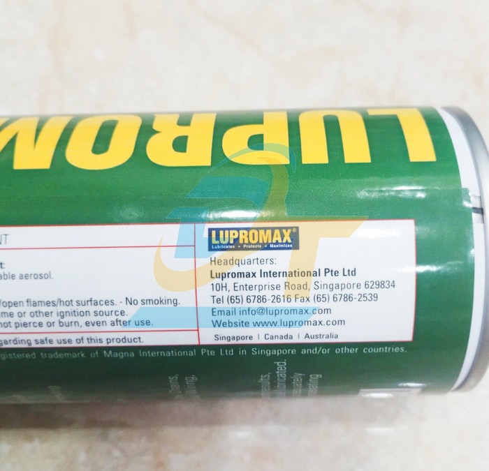 Dầu xịt bảo trì dây cáp thép - xích tải Lupromax C&C 400ml  LUPROMAX | Giá rẻ nhất - Công Ty TNHH Thương Mại Dịch Vụ Đạt Tâm