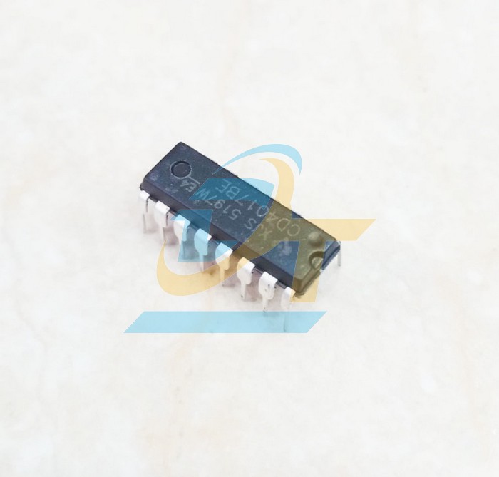 IC đếm thập phân CD4017BE  China | Giá rẻ nhất - Công Ty TNHH Thương Mại Dịch Vụ Đạt Tâm