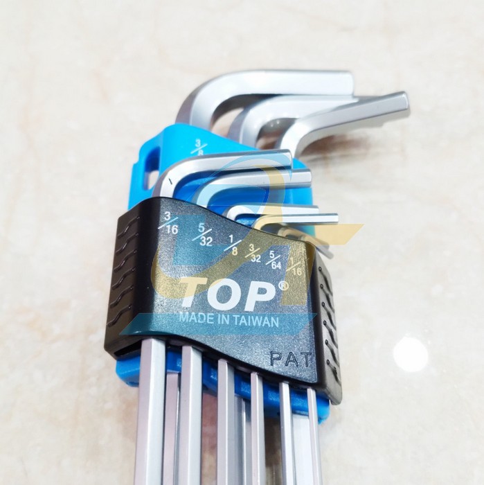 Bộ lục giác đầu bi 9 cây hệ inch 1/16-3/8" TOP TW-21009B-WM  TOP | Giá rẻ nhất - Công Ty TNHH Thương Mại Dịch Vụ Đạt Tâm