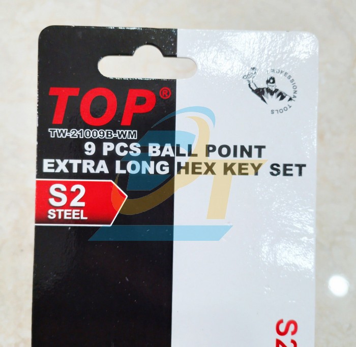 Bộ lục giác đầu bi 9 cây hệ inch 1/16-3/8" TOP TW-21009B-WM  TOP | Giá rẻ nhất - Công Ty TNHH Thương Mại Dịch Vụ Đạt Tâm