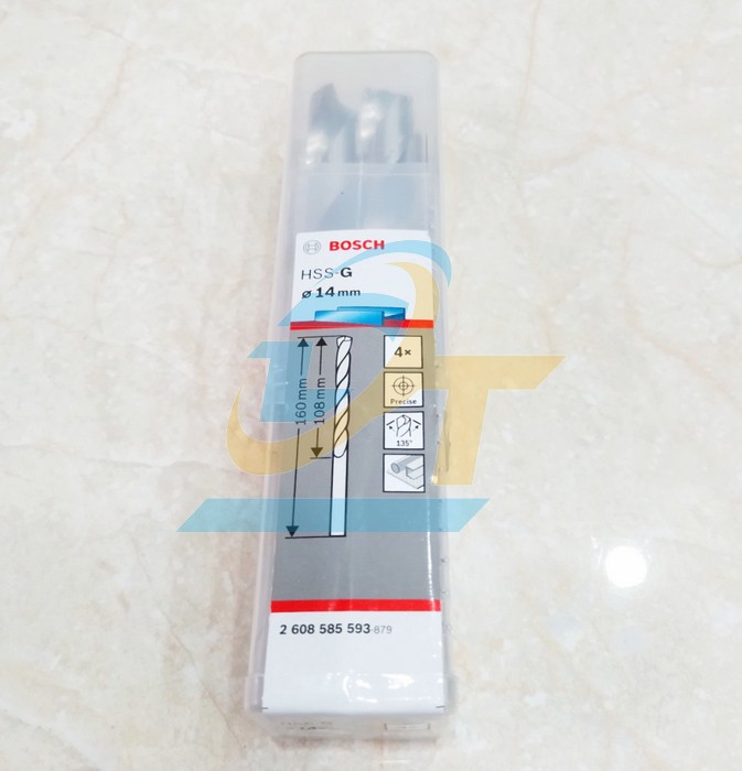 Mũi khoan sắt HSS-G 14mm Bocsh 2608585593  Bosch | Giá rẻ nhất - Công Ty TNHH Thương Mại Dịch Vụ Đạt Tâm