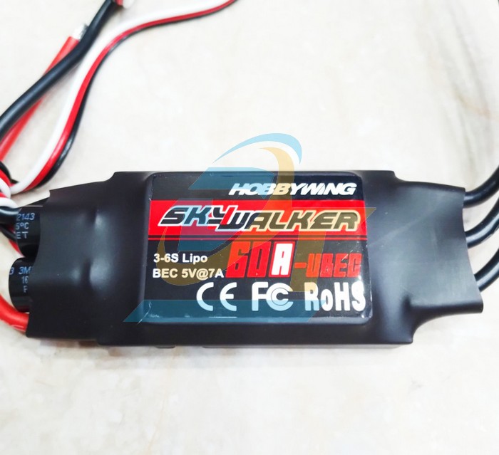Bộ điều khiển tốc độ Hobbywing Skywalker 60A-UBEC-V1  HOBBYWING | Giá rẻ nhất - Công Ty TNHH Thương Mại Dịch Vụ Đạt Tâm