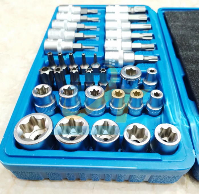 Bộ khẩu E và tuýp hoa thị T 34 chi tiết 1/4" - 3/8"  China | Giá rẻ nhất - Công Ty TNHH Thương Mại Dịch Vụ Đạt Tâm