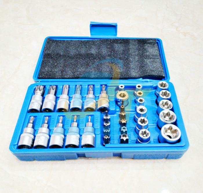 Bộ khẩu E và tuýp hoa thị T 34 chi tiết 1/4" - 3/8"  China | Giá rẻ nhất - Công Ty TNHH Thương Mại Dịch Vụ Đạt Tâm