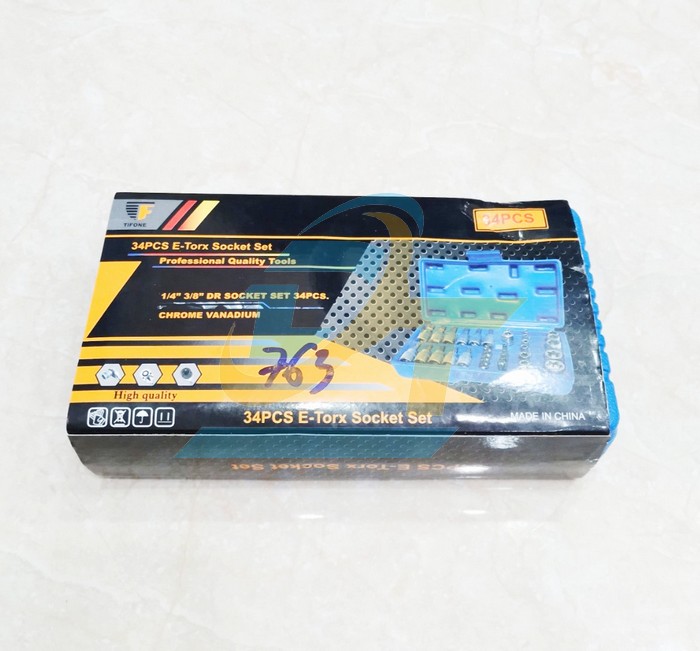 Bộ khẩu E và tuýp hoa thị T 34 chi tiết 1/4" - 3/8"  China | Giá rẻ nhất - Công Ty TNHH Thương Mại Dịch Vụ Đạt Tâm