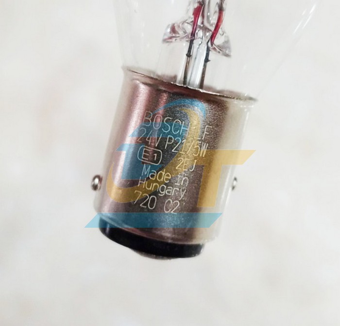 Bóng đèn phanh chân gài 2 tóc P21/5W 24V BAY15d Bosch 1987302524  Bosch | Giá rẻ nhất - Công Ty TNHH Thương Mại Dịch Vụ Đạt Tâm