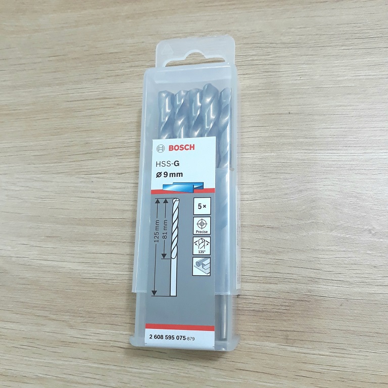 Mũi khoan sắt 9mm HSS-G Bocsh 2608595075 2608595075 Bosch | Giá rẻ nhất - Công Ty TNHH Thương Mại Dịch Vụ Đạt Tâm