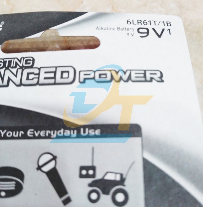 Pin vuông 9V Alkaline Panasonic 6LR61T/1B  Panasonic | Giá rẻ nhất - Công Ty TNHH Thương Mại Dịch Vụ Đạt Tâm