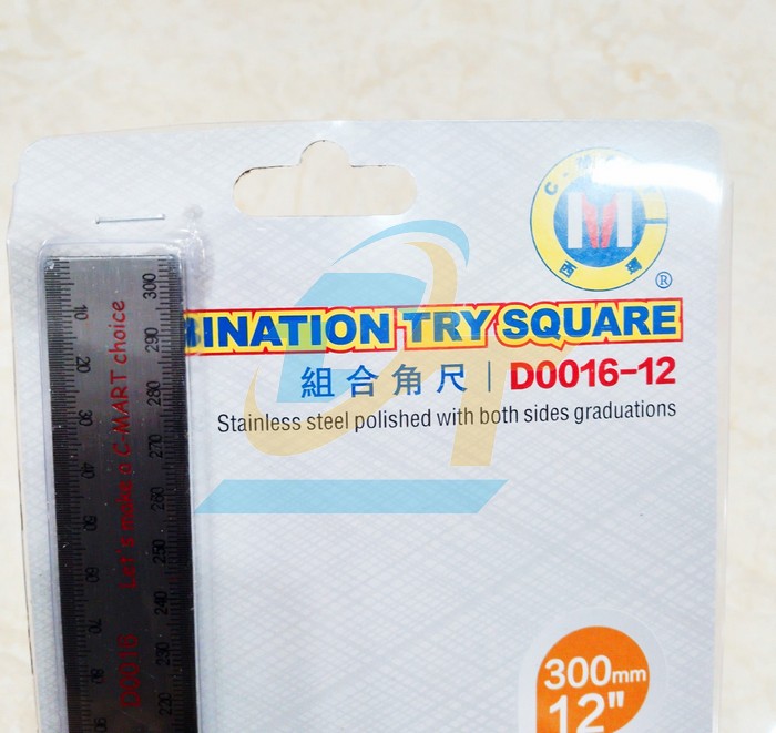 Thước góc thủy 12"/300mm C-mart D0016-12  C-MART | Giá rẻ nhất - Công Ty TNHH Thương Mại Dịch Vụ Đạt Tâm