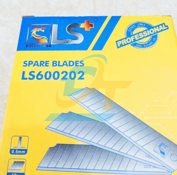 Lưỡi dao rọc giấy thép SK5 0.5x18x100mm LS+ LS600202  LS+ | Giá rẻ nhất - Công Ty TNHH Thương Mại Dịch Vụ Đạt Tâm
