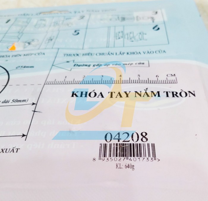 Khóa tay nắm tròn WC Việt Tiệp 04208 - Cò ngắn 30mm  VietTiep | Giá rẻ nhất - Công Ty TNHH Thương Mại Dịch Vụ Đạt Tâm