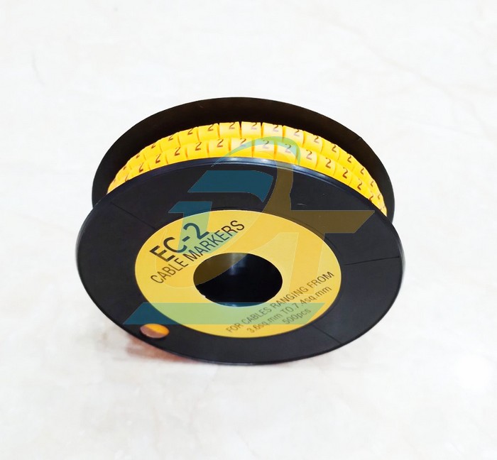 Vòng đánh số dây mạng 3.6-7.4mm EC-2 (Hộp 500 cái)  China | Giá rẻ nhất - Công Ty TNHH Thương Mại Dịch Vụ Đạt Tâm